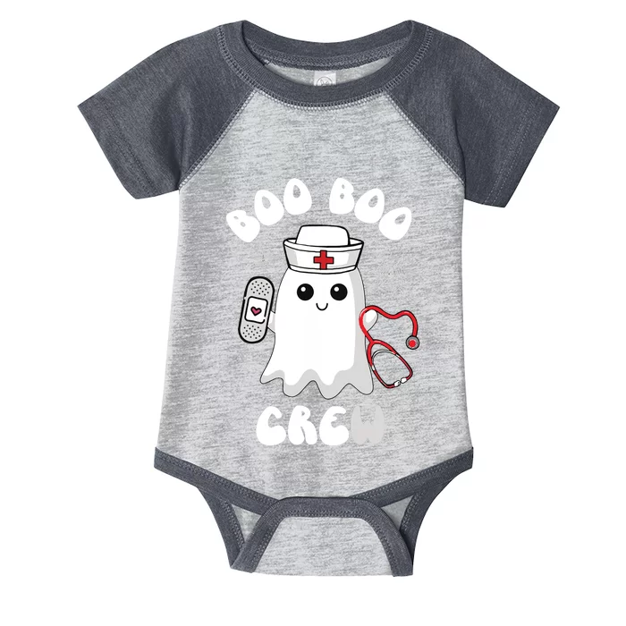 Boo Boo Crew Cute Nurse Ghost Funny Halloween Infant Baby Jersey Bodysuit