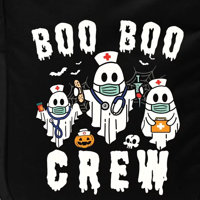 Boo Boo Crew Ghost Halloween Paramedic Nurse Rn Er Nicu Lpn Impact Tech Backpack