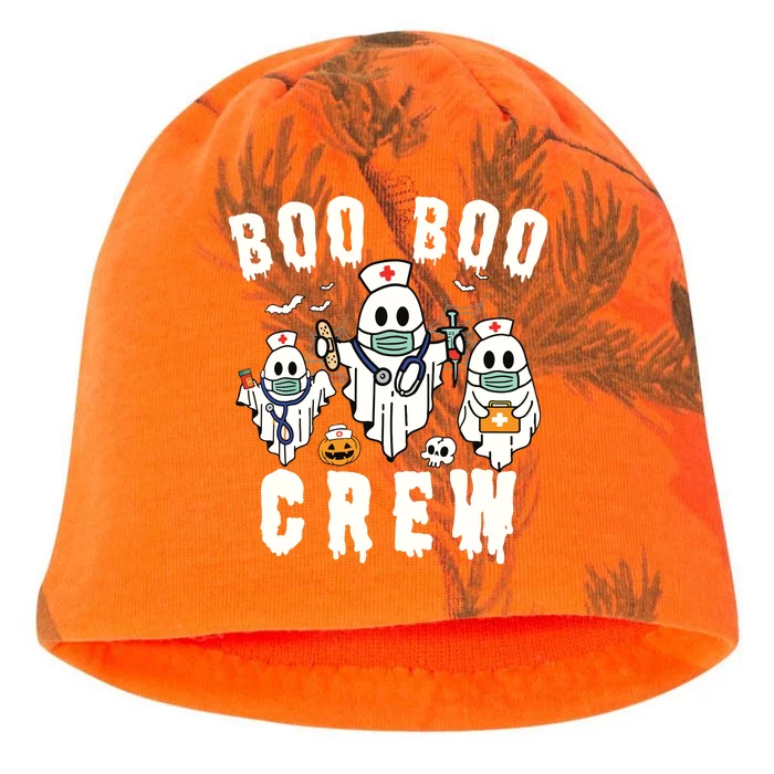 Boo Boo Crew Ghost Halloween Paramedic Nurse Rn Er Nicu Lpn Kati - Camo Knit Beanie