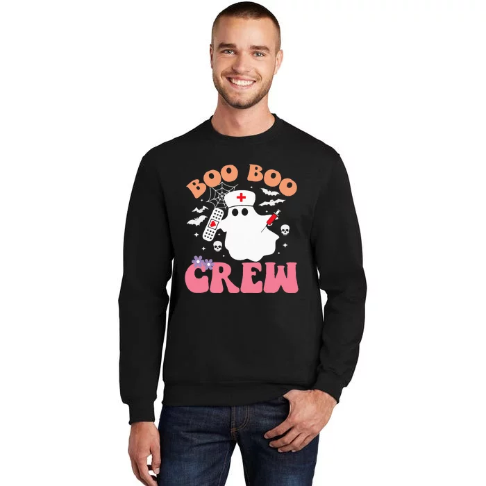 Boo Boo Crew quote Nurse cool Halloween Nurse Costume Sweatshirt