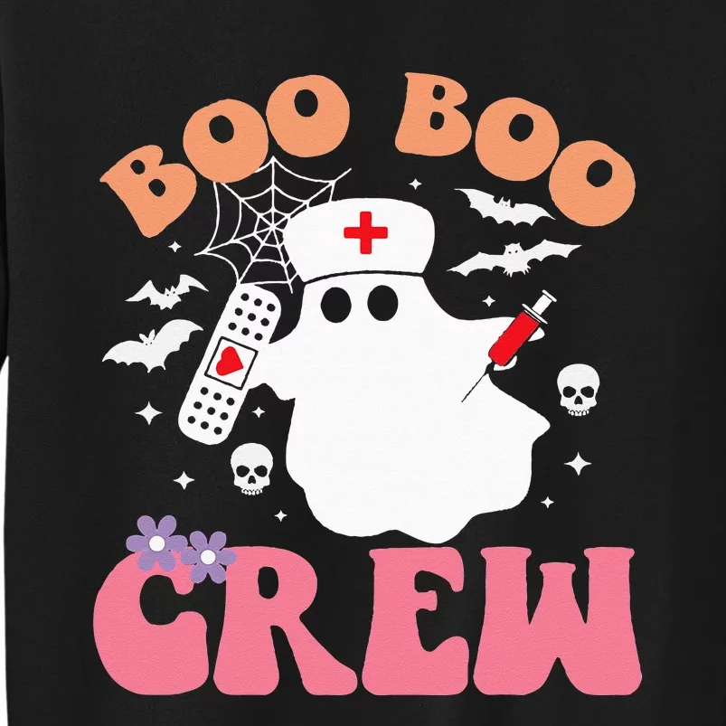 Boo Boo Crew quote Nurse cool Halloween Nurse Costume Sweatshirt