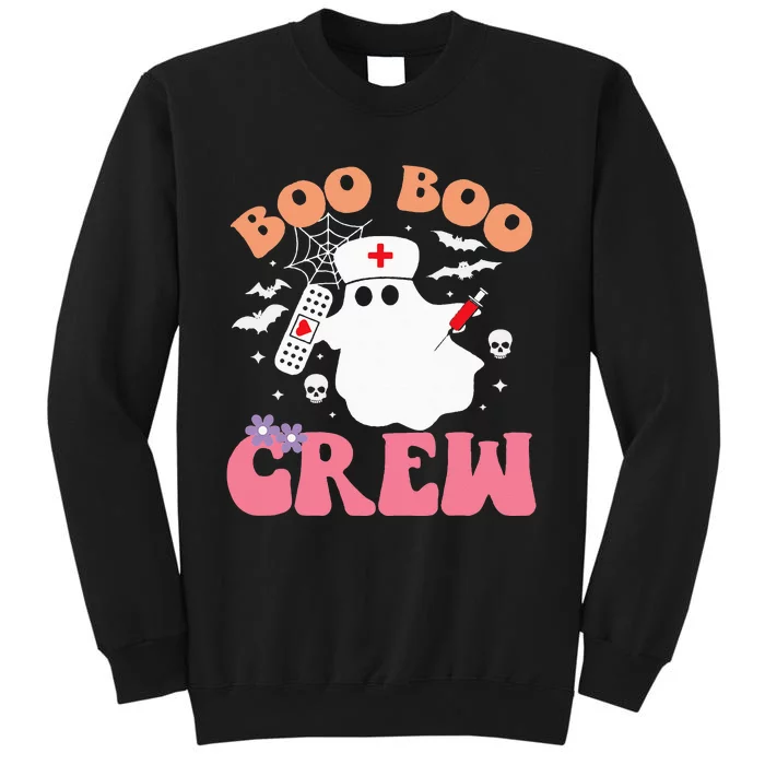 Boo Boo Crew quote Nurse cool Halloween Nurse Costume Sweatshirt