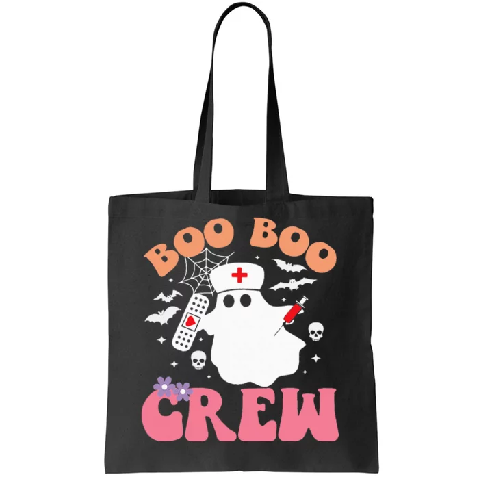 Boo Boo Crew quote Nurse cool Halloween Nurse Costume Tote Bag