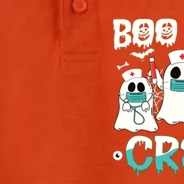 Boo Boo Crew Nurse Halloween Ghost Costume Dry Zone Grid Performance Polo