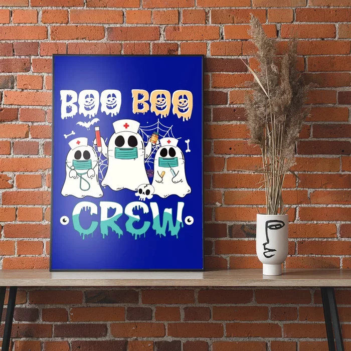 Boo Boo Crew Nurse Halloween Ghost Costume Poster