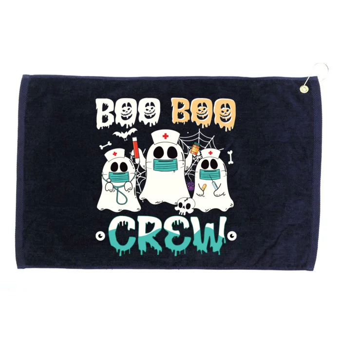 Boo Boo Crew Nurse Halloween Ghost Costume Grommeted Golf Towel