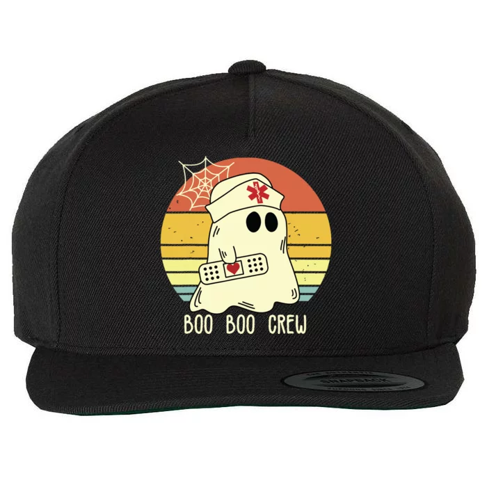 Boo Boo Crew Nurse Shirts Halloween Nurse Wool Snapback Cap