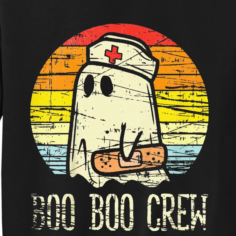 boo boo crew nurse halloween nurses rn ghost Tall Sweatshirt