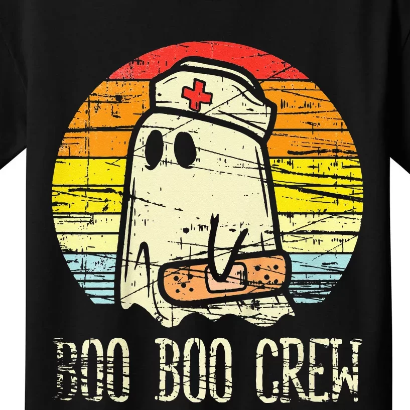 boo boo crew nurse halloween nurses rn ghost Kids T-Shirt