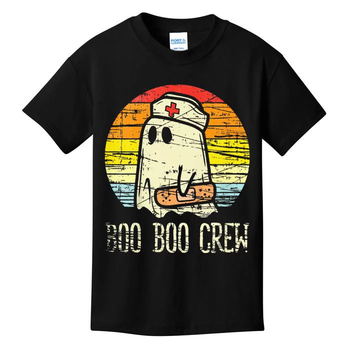 boo boo crew nurse halloween nurses rn ghost Kids T-Shirt