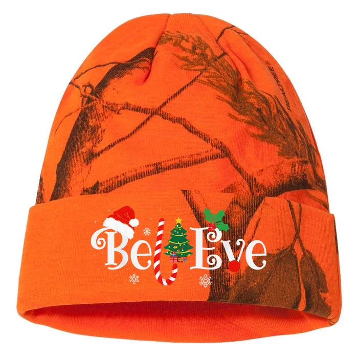 BEST BELIEVE CHRISTMAS PAJAMA SHIRT EVER Xmas Family Funny Kati - 12in Camo Beanie