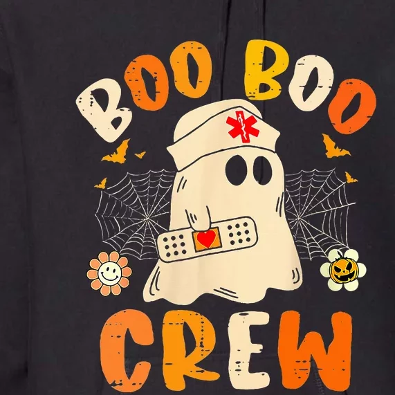 Boo Boo Crew Ghost Halloween Paramedic Premium Hoodie