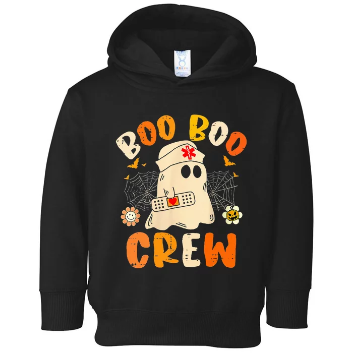 Boo Boo Crew Ghost Halloween Paramedic Toddler Hoodie