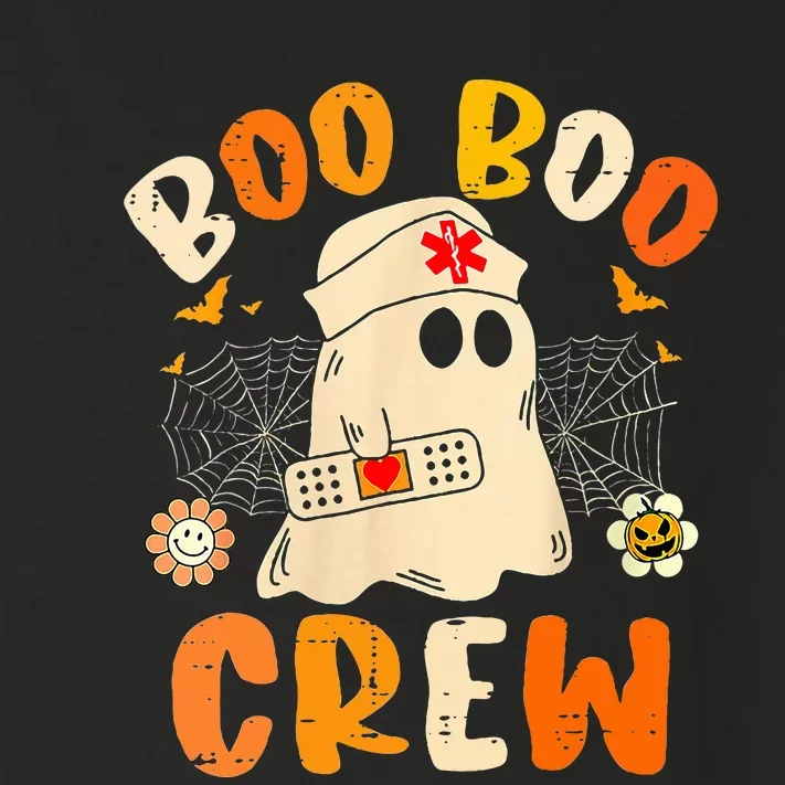 Boo Boo Crew Ghost Halloween Paramedic Toddler Long Sleeve Shirt