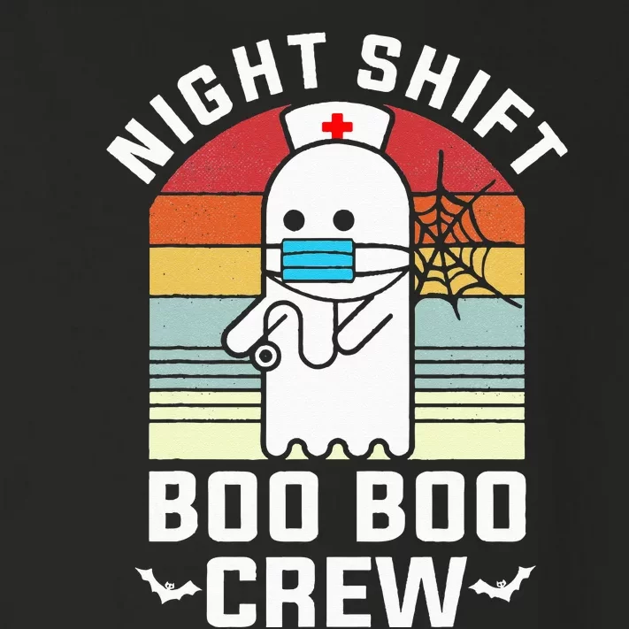 Boo Boo Crew Funny Nurse Halloween Cute Ghost Costume Gift Toddler Long Sleeve Shirt