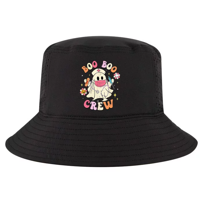 Boo Boo Crew Halloween Ghost Nurse Cool Comfort Performance Bucket Hat