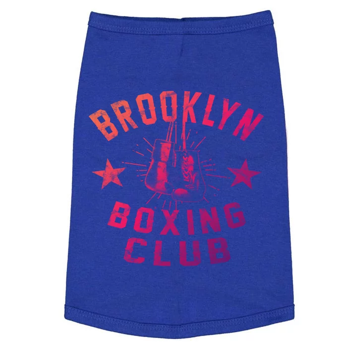 Brooklyn Boxing Club Vintage Distressed Boxing Gift Doggie Tank