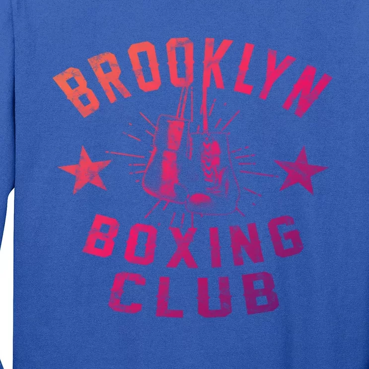 Brooklyn Boxing Club Vintage Distressed Boxing Gift Long Sleeve Shirt