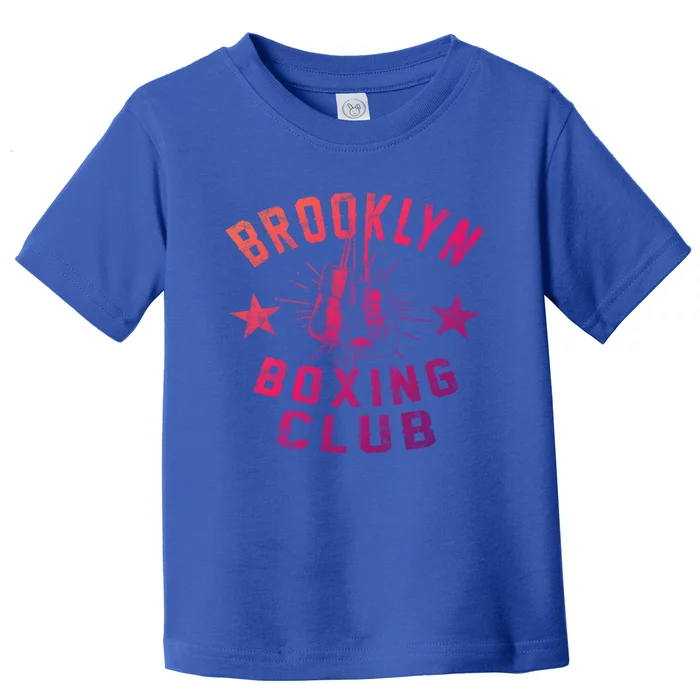 Brooklyn Boxing Club Vintage Distressed Boxing Gift Toddler T-Shirt