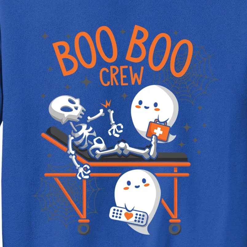 Boo Boo Crew Ghost Doctor Paramedic Emt Nurse Halloween Great Gift Tall Sweatshirt