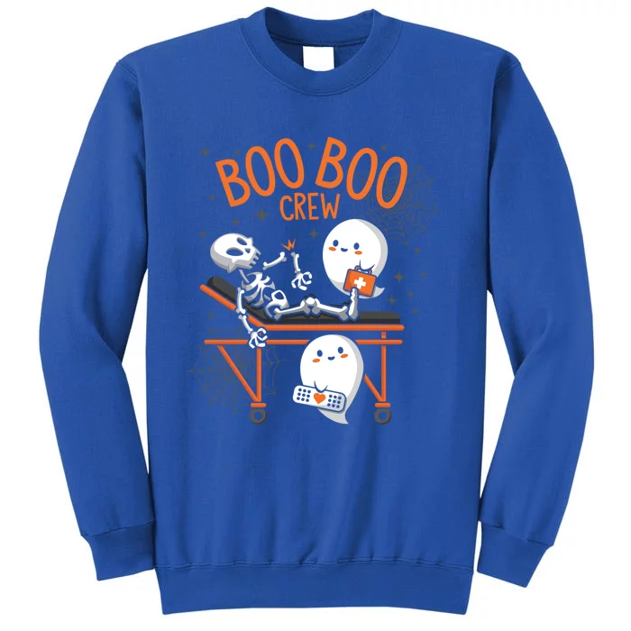 Boo Boo Crew Ghost Doctor Paramedic Emt Nurse Halloween Great Gift Tall Sweatshirt