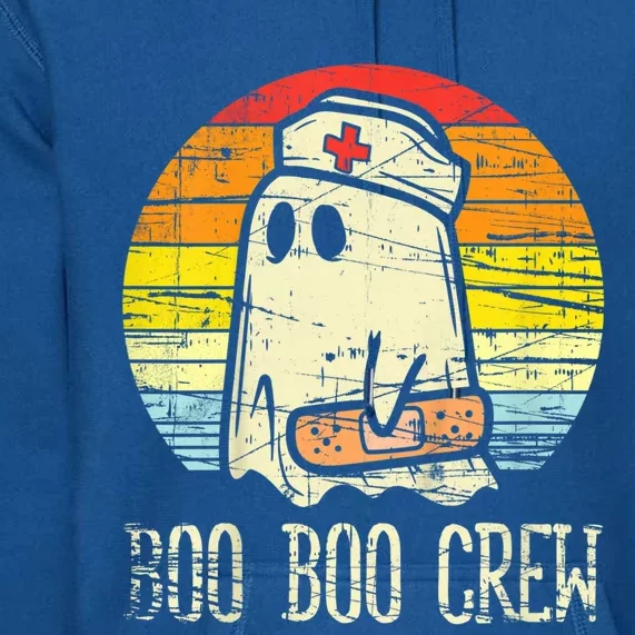 Boo Boo Crew Nurse Halloween Nurses Rn Ghost Gift Premium Hoodie