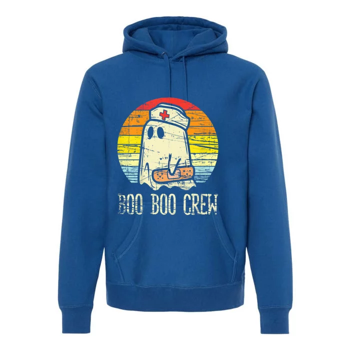 Boo Boo Crew Nurse Halloween Nurses Rn Ghost Gift Premium Hoodie