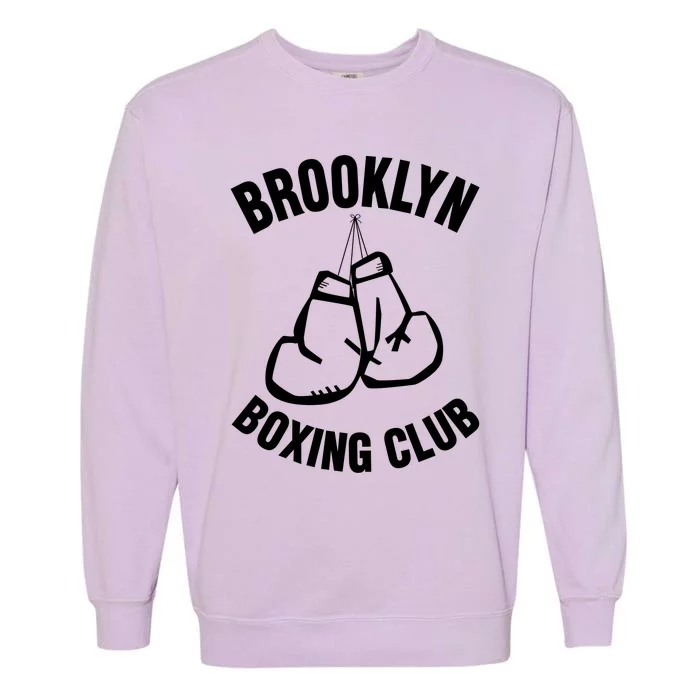 Brooklyn Boxing Club Hanging Gloves Gift Great Gift Garment-Dyed Sweatshirt