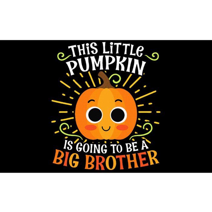 Big Brother Cute Thanksgiving Pumpkin Pregnancy Announcement Bumper Sticker