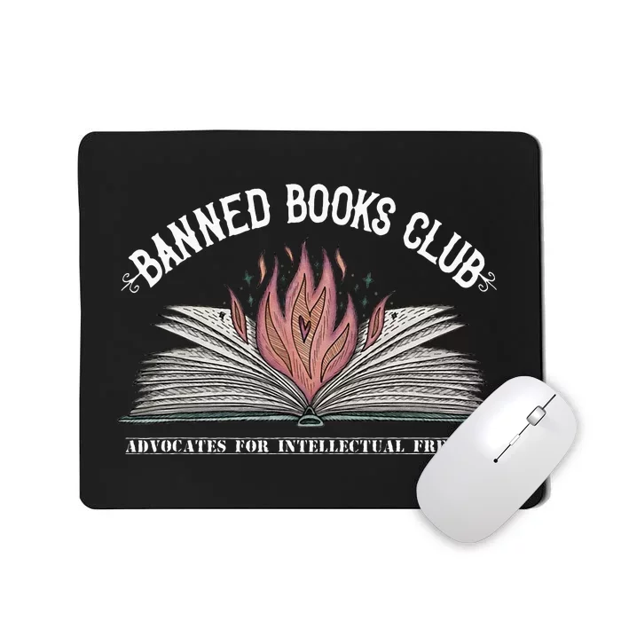 Banned Books Club Advocates For Intellectual Freedom Mousepad