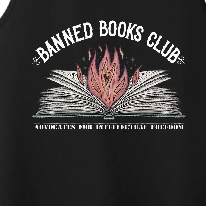 Banned Books Club Advocates For Intellectual Freedom Performance Tank