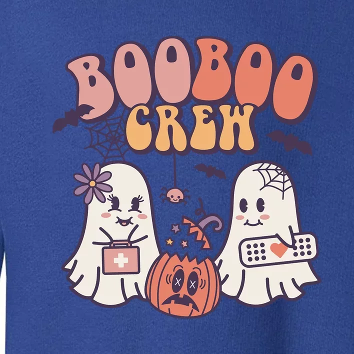 Boo Boo Crew Ghost Doctor Paramedic Emt Nurse Halloween Gift Toddler Sweatshirt