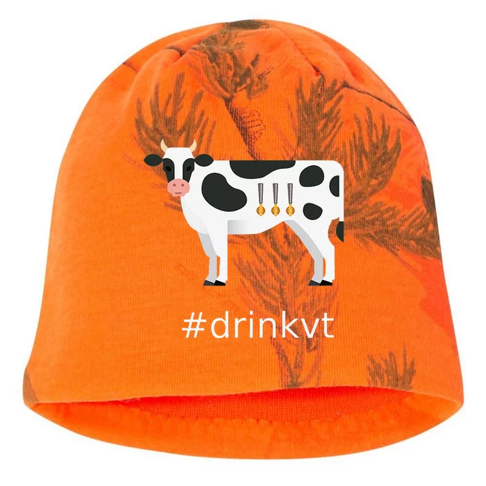 Beer Brew Cow Drinkvt Kati - Camo Knit Beanie