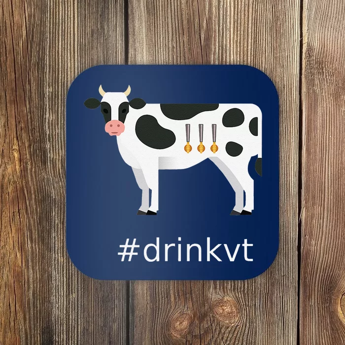 Beer Brew Cow Drinkvt Coaster