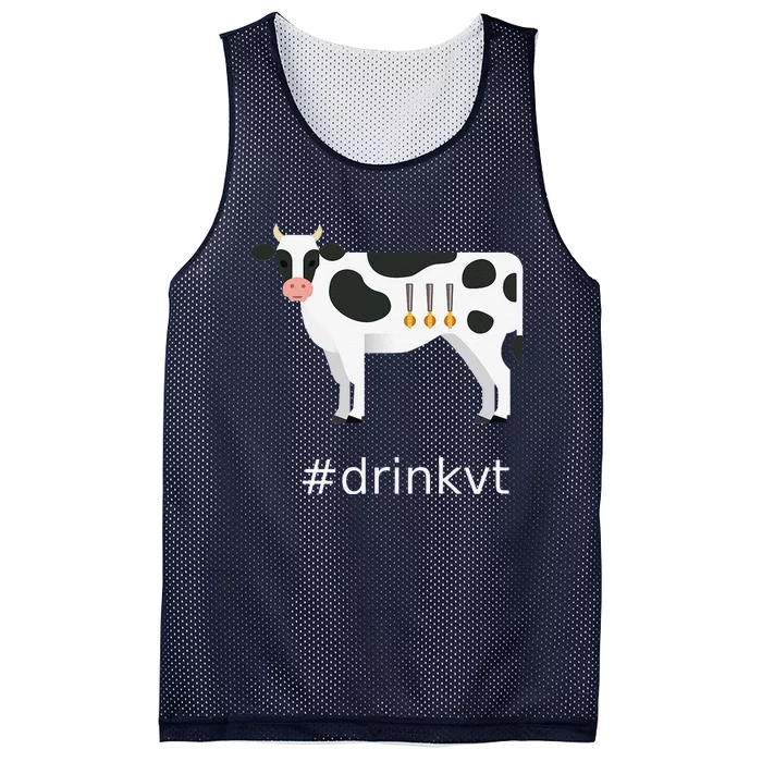 Beer Brew Cow Drinkvt Mesh Reversible Basketball Jersey Tank