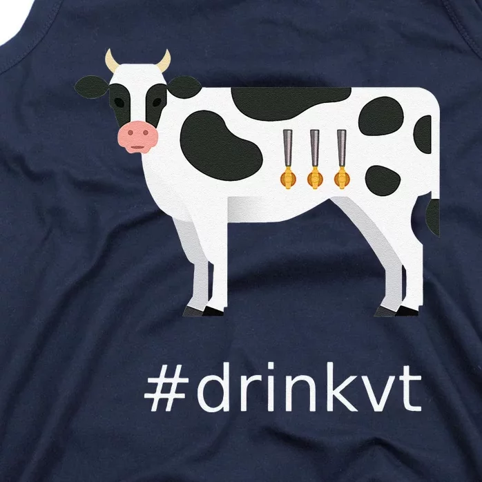 Beer Brew Cow Drinkvt Tank Top