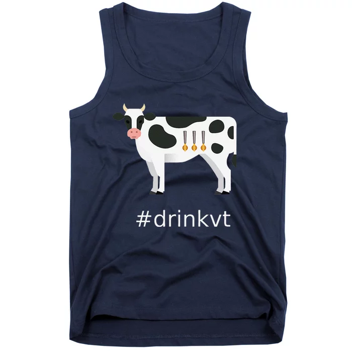 Beer Brew Cow Drinkvt Tank Top