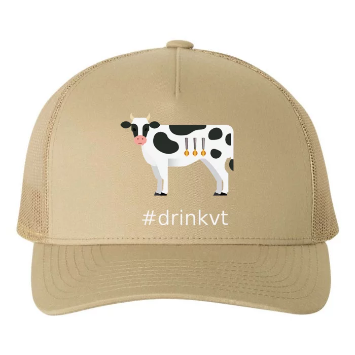 Beer Brew Cow Drinkvt Yupoong Adult 5-Panel Trucker Hat