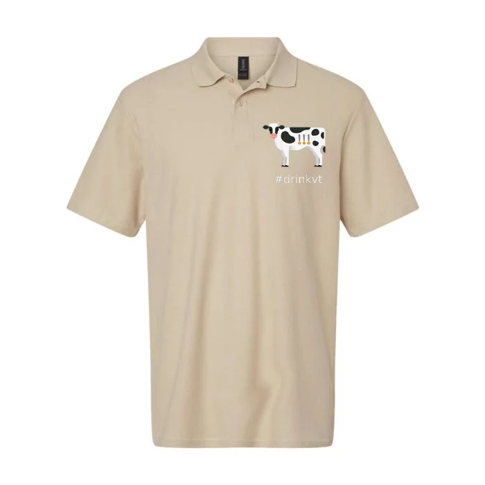 Beer Brew Cow Drinkvt Softstyle Adult Sport Polo