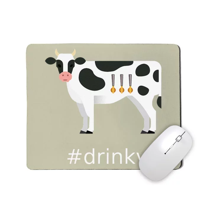 Beer Brew Cow Drinkvt Mousepad