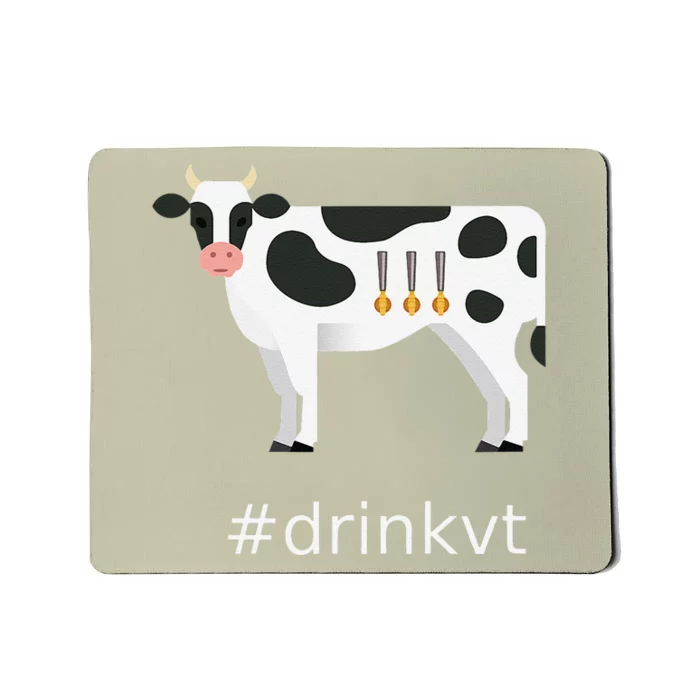 Beer Brew Cow Drinkvt Mousepad