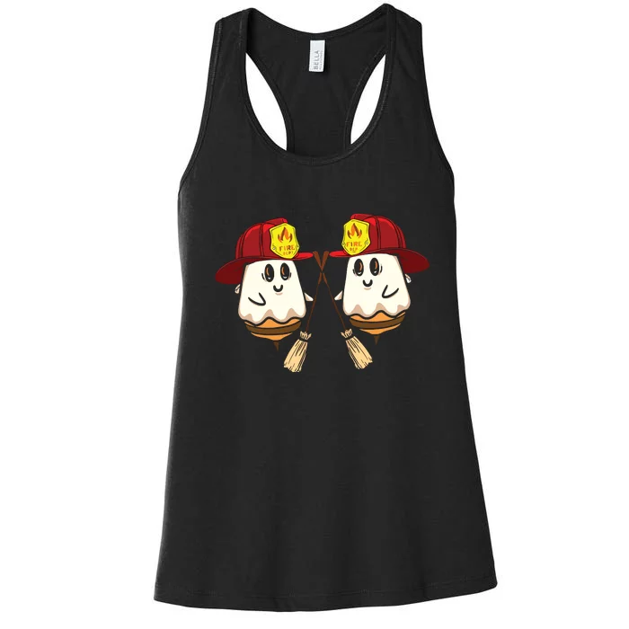 Boo Bees Couples Halloween Costume Funny Women's Racerback Tank