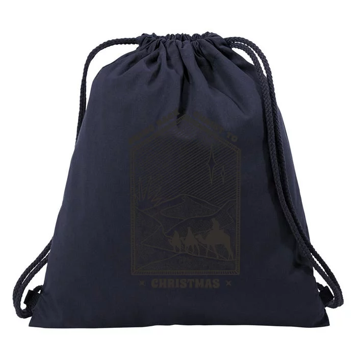 Bring Back Christ To Christmas Drawstring Bag