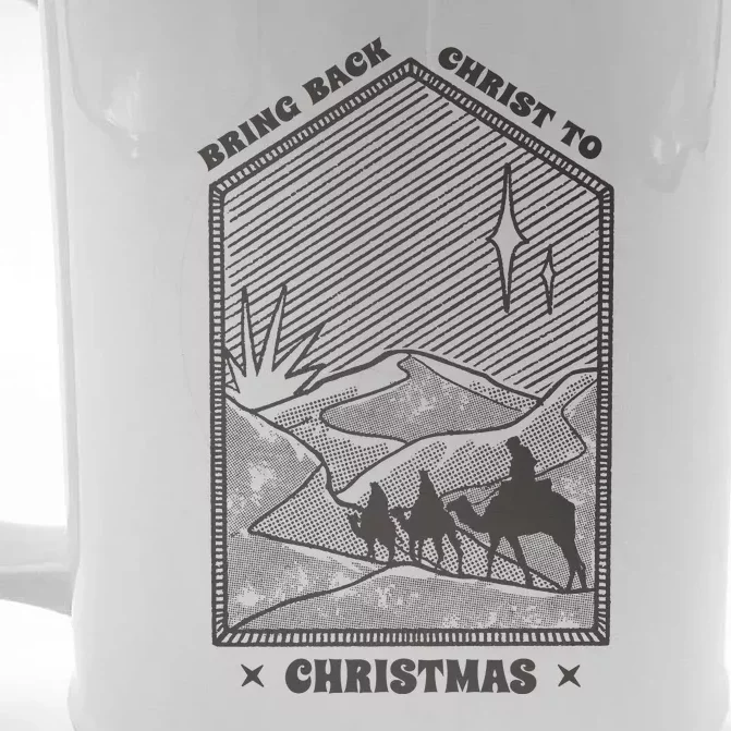 Bring Back Christ To Christmas Front & Back Beer Stein