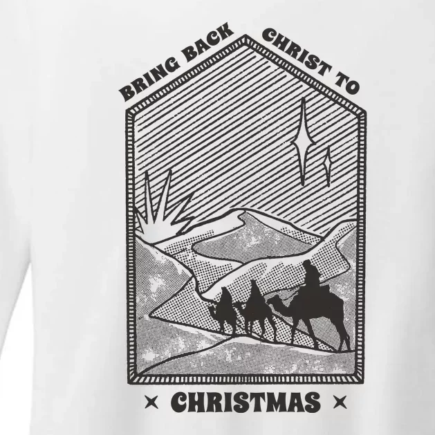 Bring Back Christ To Christmas Womens CVC Long Sleeve Shirt