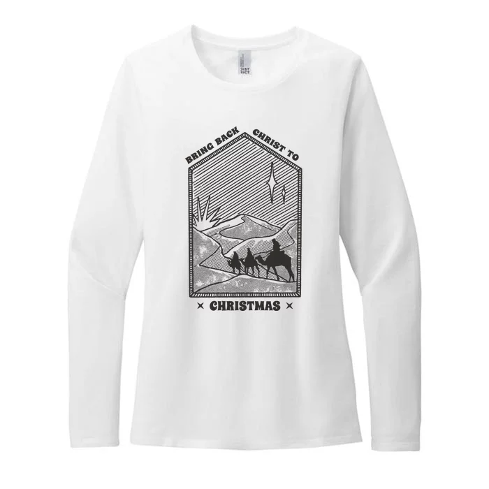 Bring Back Christ To Christmas Womens CVC Long Sleeve Shirt