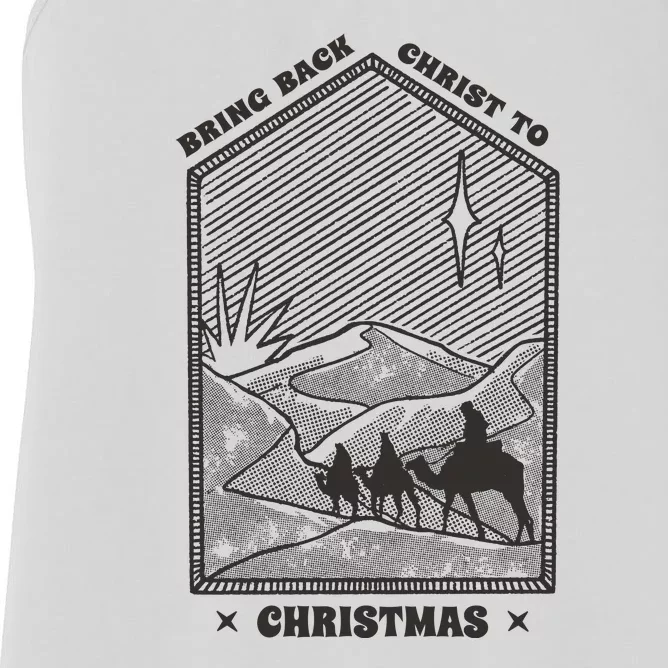 Bring Back Christ To Christmas Women's Racerback Tank