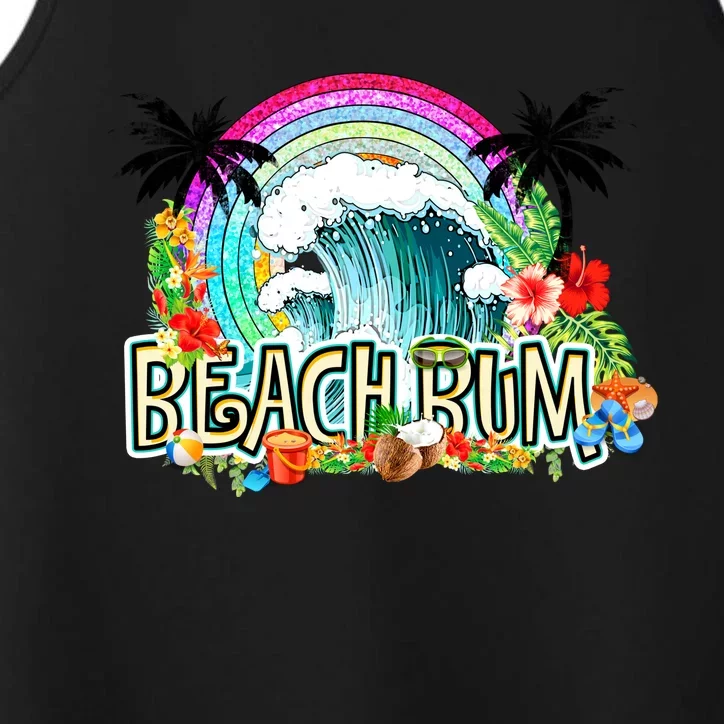 Beach Bum Cool Waves Performance Tank