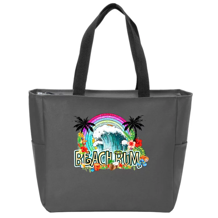 Beach Bum Cool Waves Zip Tote Bag