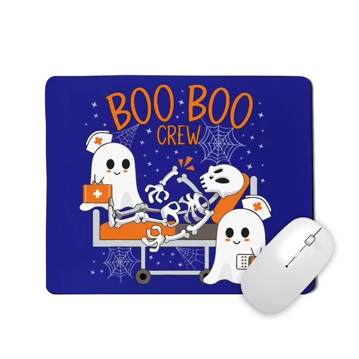 Boo Boo Crew Ghost Doctor Paramedic EMT Nurse Halloween Gift Mousepad